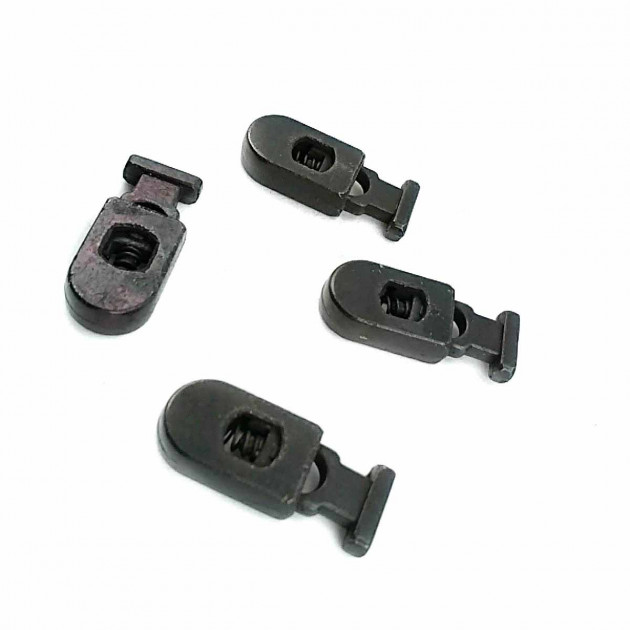 Stopper Metal 26 mm tall, 5 mm perforated, Black and Simple Design B0020 Stopper Metal 26 mm tall, 5 mm perforated, Black and Simple Design B0020