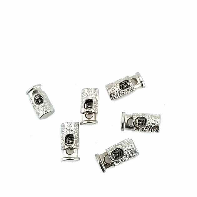 Tek Delikli Desenli  Metal Stoper 19 mm boylu 4 mm delik çaplı  B0023