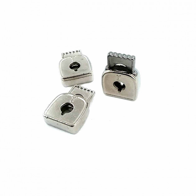 Metal Stoper Tek Delikli 23 x 17 mm boylu 6 mm delik çaplı  B0024