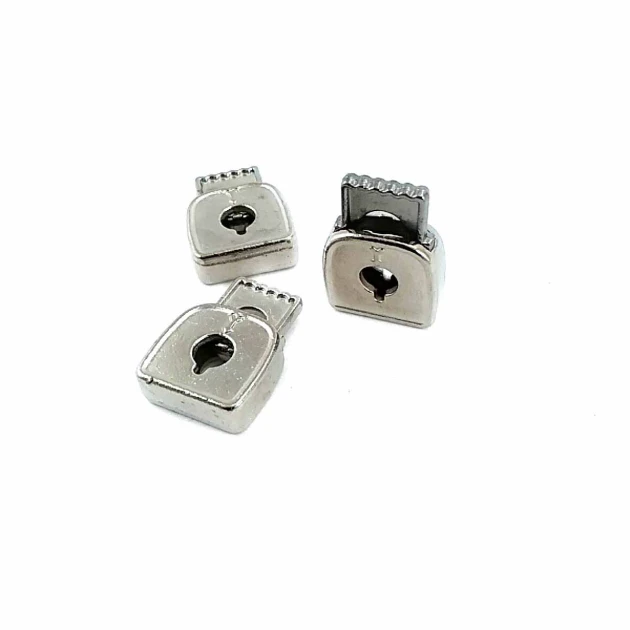 Metal Stopper Single Hole 23 x 17 mm tall 6 mm hole diameter B0024