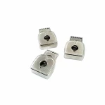 Metal Stopper Single Hole 23 x 17 mm tall 6 mm hole diameter B0024