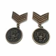 6 cm Antique Brass-Tone Emblem Medal Brooch BRS0002
