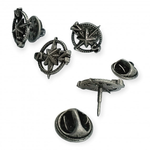 North Star Badge - Compass Model Badge - Pin Badge RZT0001