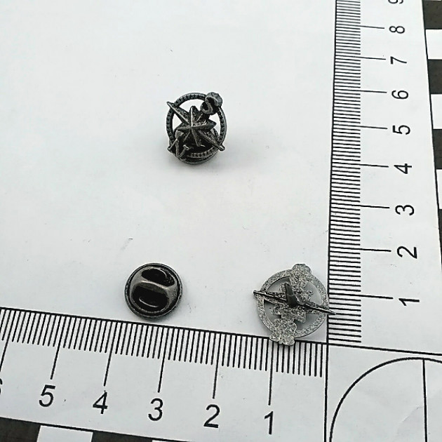 North Star Badge - Compass Model Badge - Pin Badge RZT0001