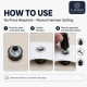 Size 24 Aluminum Eyelet Hand Punch and Setting Tool 9 mm (0.35 in) for manual installation of aluminum eyelets on textile