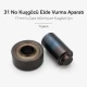 Size 31 Aluminum Eyelet Hand Punch and Setting Tool 17 mm (0.67 in) for manual installation of Size 28 aluminum eyelets on