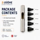 Delik Delme Kalıbı Punch Set 6 mm 7 mm 8 mm 9 mm 12 mm EDPCH0001 - Hassas delik açma aparatı