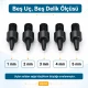 Hole Punch Set with 1–5 mm Interchangeable Tips for Snaps, Eyelets, Rivets, and Accessories