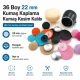 36L / 22 mm / 0.87 in Fabric Cutting Die for Cover Buttons, designed for precise fabric cutting in button production
