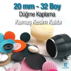 32 Boy - 20 mm Kumaş Kaplama Kumaş Kesim Kalıbı – KKSKKLP0002