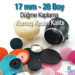 28 L 17 mm Fabric Cutting Die for Cover Buttons – KKSKKLP0003