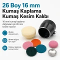26L / 16 mm / 0.63 in Fabric Cutting Die for Cover Buttons KKSKKLP0004