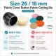 26L 16 mm fabric cutting die for cover buttons, designed for precise fabric cutting in button production