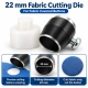22L 22 mm 0.87 in fabric cutting die for covered buttons
