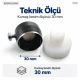 30L 30 mm / 1.18 in fabric cutting tool for button covering