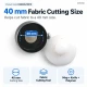 40L 40 mm 1.57 in fabric cutting tool for button covering