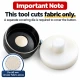 60L 60 mm 2.36 in fabric cutting die for covered buttons