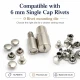 0 Rivet Setting Die – 6 mm (0.24") Single Cap Rivet Installation Tool for precise and reliable fastening