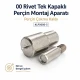 00 Single Cap Rivet Setting Die – 5 mm (0.20") Rivet Installation Tool for professional use with reinforced hardened steel