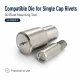 00 Single Cap Rivet Setting Die – 5 mm (0.20") Rivet Installation Tool for professional use with reinforced hardened steel
