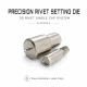 00 Single Cap Rivet Setting Die – 5 mm (0.20") Rivet Installation Tool for professional use with reinforced hardened steel