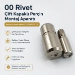 00 Double Cap Rivet Setting Die – 5 mm (0.20") Double Cap Rivet Installation Tool KLP0000CFT-5