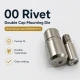 00 Double Cap Rivet Setting Die - 5 mm (0.20") Installation Tool for Accurate Rivet Assembly