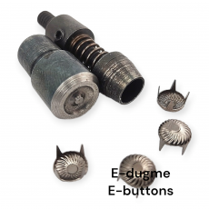 6,5 mm  Punk Spikes Spots Studs for Clothes Die Swirl Pattern KLP0001TR19