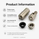 Eyelet Setting Die for 4.5 mm / 0.18 in - 5 mm / 0.20 in Inner Diameter Eyelets, suitable for mass production and hobby