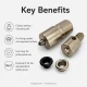 Eyelet Setting Die for 4.5 mm / 0.18 in - 5 mm / 0.20 in Inner Diameter Eyelets, suitable for mass production and hobby