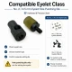 Custom Pleated Screen Eyelet Hole-Punch Die for 4.5 mm / 0.177 in Eyelets, precision tool for fabric, leather, and cardboard