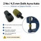 Custom Pleated Screen Eyelet Hole-Punch Die for 4.5 mm / 0.177 in Eyelets, precision tool for fabric, leather, and cardboard