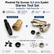 Pleated Screen Eyelet Setting and Hole-Punch Die Starter Set for 4.5 mm / 0.177 in Eyelets - Custom hole-punch die for PVC