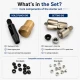 Pleated Screen Eyelet Setting and Hole-Punch Die Starter Set for 4.5 mm / 0.177 in Eyelets - Custom hole-punch die for PVC