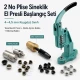 2 No 4,5 mm Plise Sineklik Kuşgözü Montaj ve Delik Açma Kalıbı El Presli Makineli Başlangıç Seti