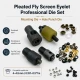 2 No 4,5 mm Plise Sineklik Kuşgözü Delme ve Montaj Kalıbı Seti
