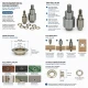 Flat Eyelet Setting Die for 9.5 mm / 0.37 in Brass Eyelets, Durable Iron Construction, Compatible with Hand Press Machines