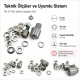 Flat Eyelet Setting Die for 9.5 mm / 0.37 in Brass Eyelets, Durable Iron Construction, Compatible with Hand Press Machines