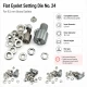 Flat Eyelet Setting Die for 9.5 mm / 0.37 in Brass Eyelets, Durable Iron Construction, Compatible with Hand Press Machines