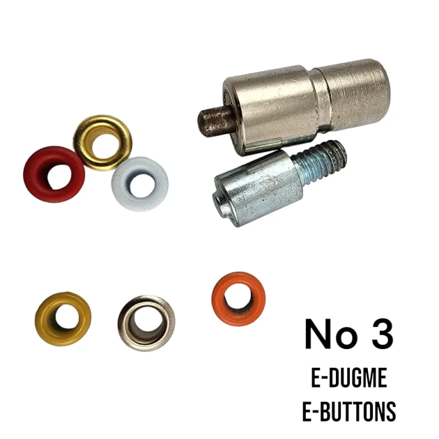 3 No Kuşgözü Uygulama Kalıbı - 10 mm Kuşgözü Çakma Aparatı KLP0003