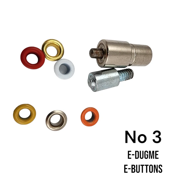 3 No Kuşgözü Uygulama Kalıbı - 10 mm Kuşgözü Çakma Aparatı KLP0003