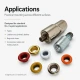 No 3 Eyelet Mold - 10 mm Eyelet Fastening Apparatus for fabric, leather, and wood applications