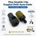 Custom 5 mm / 0.197 in Hole-Punch Die for 5–5.5 mm / 0.197–0.217 in Pleated Screen Eyelets KLP00030SinDEL