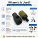 Custom 5 mm / 0.197 in Hole-Punch Die for 5–5.5 mm / 0.197–0.217 in Pleated Screen Eyelets, ideal for fabric, leather, and