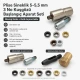 Pleated Screen Eyelet Setting and Hole-Punch Die Starter Set for 5-5.5 mm Eyelets, Custom PVC Strip Punch Die made of