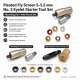 Pleated Screen Eyelet Setting and Hole-Punch Die Starter Set for 5-5.5 mm Eyelets, Custom PVC Strip Punch Die made of
