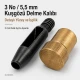 5 mm / 0.20 in Eyelet Hole Punch Die for clean hole preparation on fabric, leather, and wood