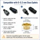 Custom Pleated Insect Screen Eyelet Setting Die for 5–5.5 mm / 0.197–0.217 in Eyelets, suitable for textile and leather