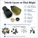 Custom 6 mm / 0.236 in Hole-Punch Die for Pleated Screen Eyelets, compatible with 6–6.5 mm / 0.236–0.256 in inner diameter