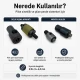 4 No / 6–6,5 mm Plise Sineklik Kuşgözü Delme ve Montaj Kalıbı Profesyonel Seti